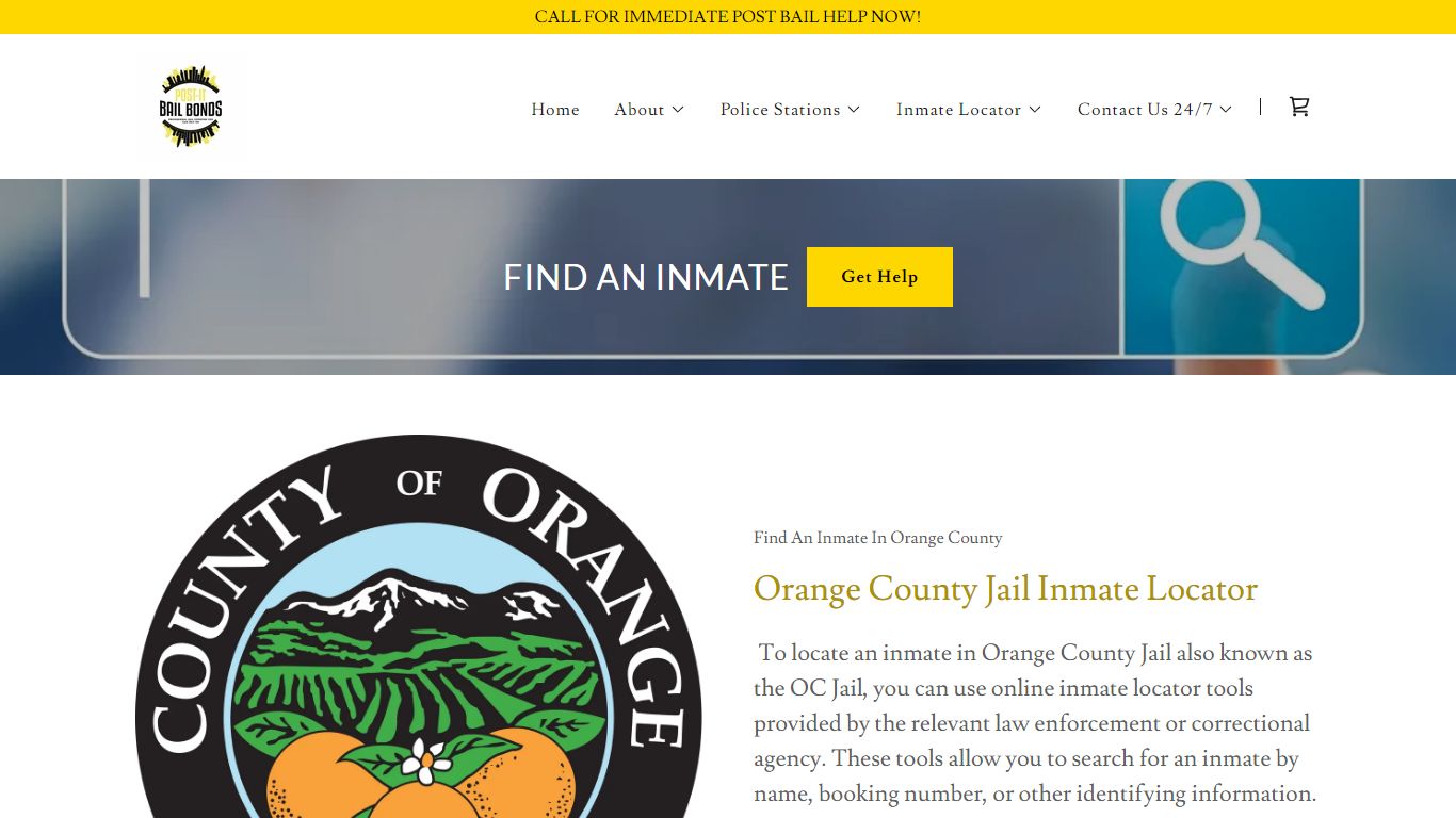 POST-IT BAIL BONDS - Orange County Jail, Oc Jail